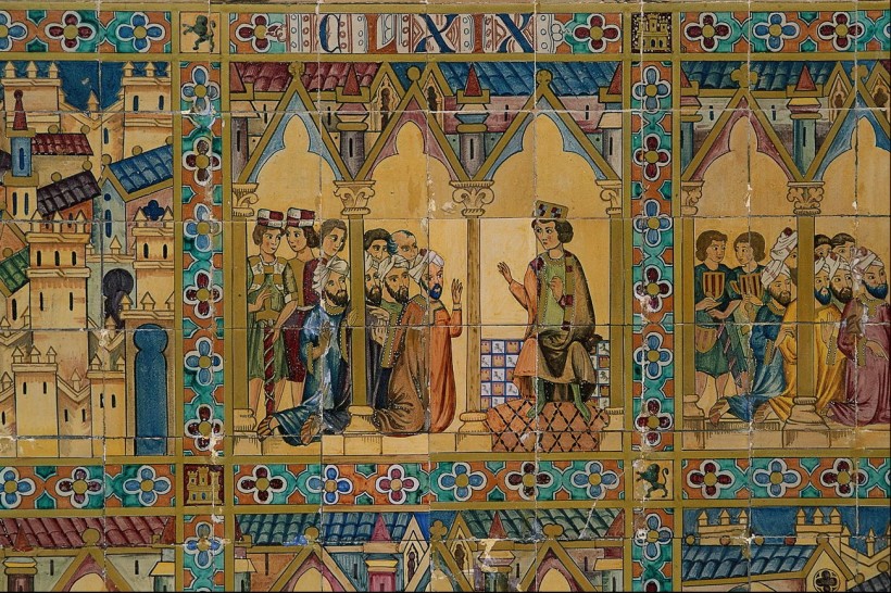 宗教瓷砖壁画